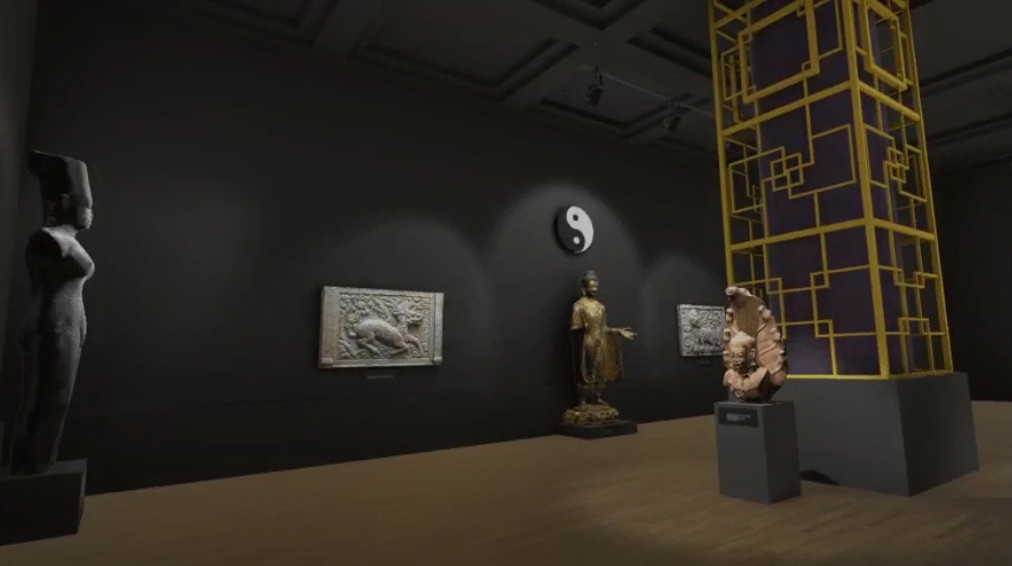 Выставочный зал в VR Museum Tour Grand Collection