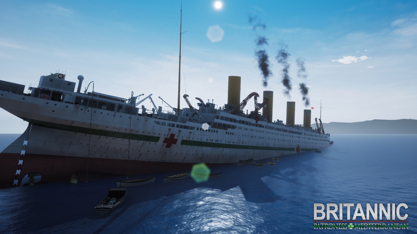 Симуляция корабля HMHS Britannic в Britannic: Patroness of the Mediterranean